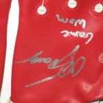AJ Tarpley Stanford Cardinal Game Worn & Signed Red & White Nike Gloves