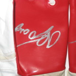 AJ Tarpley Stanford Cardinal Game Used & Signed Red & White Nike Gloves
