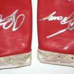 AJ Tarpley Stanford Cardinal Game Worn & Signed Red & White Nike Gloves