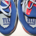 Kerry Wynn New York Giants Game Worn & Signed Red, Gray & Blue Nike Cleats - Image 6