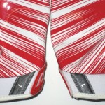 Orleans Darkwa New York Giants Game Worn & Signed Red & White Nike Vapor Jet Gloves