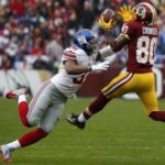 Trevin Wade New York Giants Game Worn & Signed Gray, Blue & Red Nike Vapor Speed Cleats – Worn Vs Washington Redskins, 4 Tackles! - Photo Match