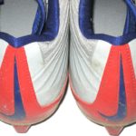 Trevin Wade New York Giants Game Worn & Signed Gray, Blue & Red Nike Vapor Speed Cleats – Worn Vs Washington Redskins, 4 Tackles! - Image 8