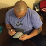 AJ Francis Signing Sideline Worn Miami Dolphins Breast Cancer Awareness New Era 59Fifty Hat