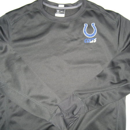 Alex Tanney Player Issued Indianapolis Colts #3 Nike Therma-Fit Sweatshirt