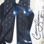Cameron Lawrence Dallas Cowboys Game Used & Signed Blue & White Nike XXL Gloves