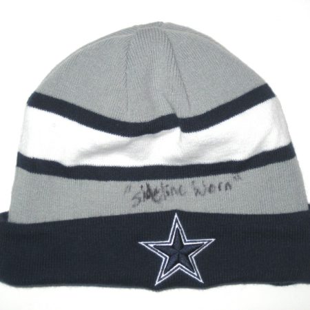 Cameron Lawrence Sideline Worn & Signed Dallas Cowboys New Era Hat