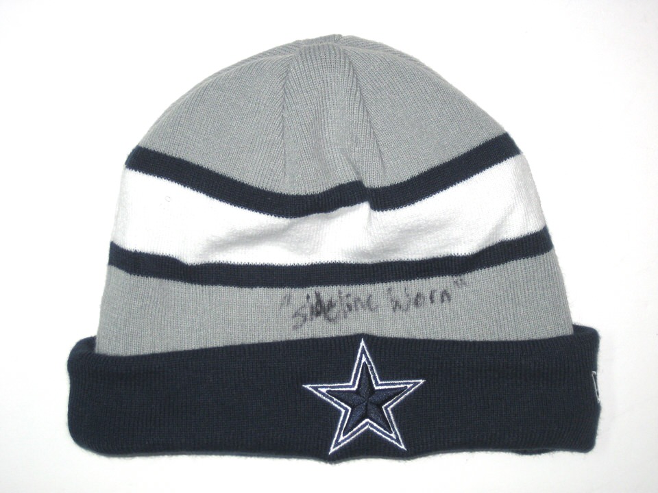 Cameron Lawrence Sideline Worn & Signed Dallas Cowboys New Era Knit Hat -  Big Dawg Possessions