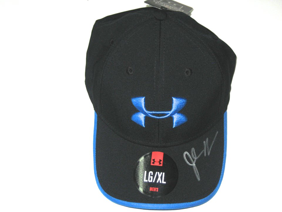 blue under armour hat