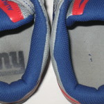 Kerry Wynn New York Giants 2015 Game Worn & Signed Red, Gray & Blue Nike Cleats - Image 8