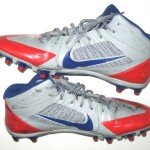 Kerry Wynn New York Giants 2015 Game Worn & Signed Red, Gray & Blue Nike Cleats