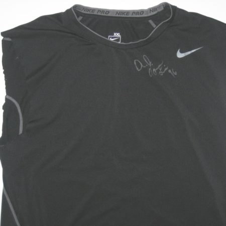 AJ Francis Miami Dolphins Training Worn & Signed Nike Pro Shirt