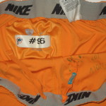 AJ Francis Practice Worn & Signed Official Miami Dolphins #96 Nike Dri-FIT Shorts - Worn for Lifts!