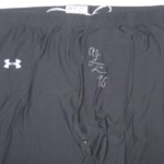 AJ Francis Miami Dolphins Training Worn & Signed Black Under Armour 3XL Leggings