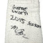 Matt Skura Duke Blue Devils 2015 Game Worn & Signed White Towel - Good Use!!! - Image 2