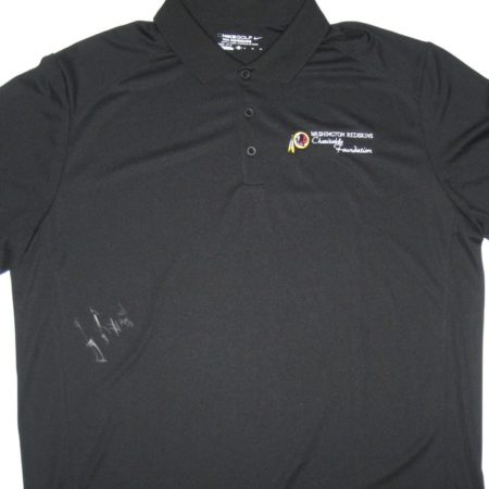 Darrel Young Signed Washington Redskins Charitable Foundation Nike Dri-Fit Polo Shirt