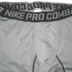 Darrel Young Washington Redskins #36 Practice Worn & Signed Nike Pro Combat XL Shorts - Image 2