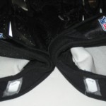 Darren Fells Arizona Cardinals Game Used & Signed Black & Silver Nike Gloves