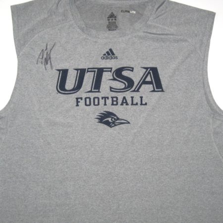 David Morgan Practice Worn & Signed University of Texas San Antonio Football 82 Adidas Sleeveless