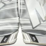 JP Holtz Pittsburgh Panthers Game Worn & Signed White & Silver Nike Gloves - Great Use!!! - Image 6