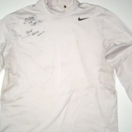 Darrel Young Game Worn & Signed Washington Redskins Nike Dri-Fit Turtleneck