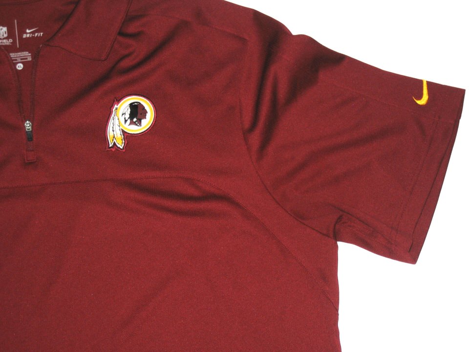 Darrel Young Signed Washington Redskins Nike Dri-Fit XL Polo Shirt ...