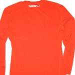 David Morgan UTSA Roadrunners #82 Training Worn Orange Adidas Techfit Long Sleeve XL Shirt - Image 5