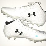 AJ Francis Miami Dolphins Game Worn & Signed White & Black Under Armour Cleats - Worn Vs Atlanta Falcons! - Image 5
