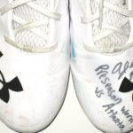 AJ Francis Miami Dolphins Game Worn & Signed White & Black Under Armour Nitro Cleats – Worn Vs Atlanta Falcons!