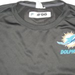 AJ Francis Player Issued Gray Miami Dolphins #96 Nike Therma-FIT 4XL Sweatshirt