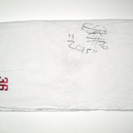 Darrel Young Huge Washington Redskins #36 Locker Room Signed White Millennium Towel -Measures 63 x 32 Inches!