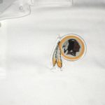 Darrel Young Travel Worn & Signed Official Washington Redskins Nike Dri-Fit XL Polo Shirt