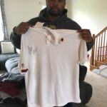 Darrel Young Travel Worn & Signed Official Washington Redskins Nike Dri-Fit XL Polo Shirt - Image 10