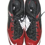 Darren Fells Arizona Cardinals Game Worn & Signed Red & Black Nike Cleats