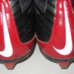 Darren Fells 2015 Arizona Cardinals Game Worn & Signed Red & Black Nike Speed Cleats