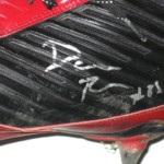 Darren Fells 2015 Arizona Cardinals Game Worn & Signed Red & Black Nike Cleats