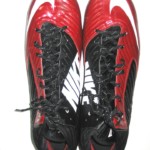 Darren Fells 2015 Arizona Cardinals Game Worn & Signed Red & Black Nike Cleats - Image 3