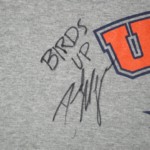 David Morgan Training Worn & Signed UTSA Roadrunners Advanced Football Camp XL Shirt - Image 3
