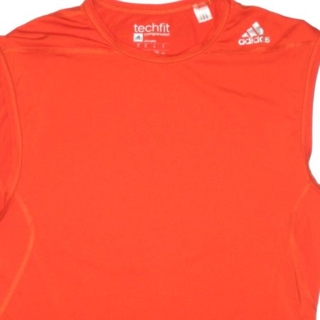 David Morgan UTSA Roadrunners Orange Adidas Techfit XL Sleeveless