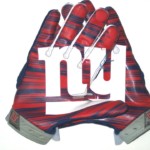 Jay Bromley Game Worn & Signed New York Giants Team Logo Nike Superbad 3XL Gloves