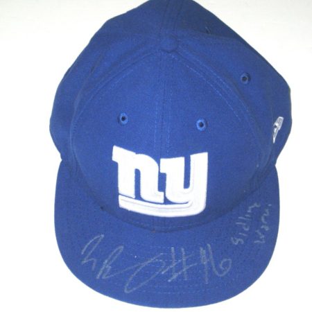 Jay Bromley Sideline Worn & Signed New York Giants New Era 59Fifty Hat