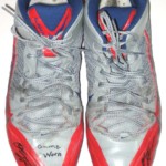 Orleans Darkwa New York Giants Game Worn & Signed Nike Cleats