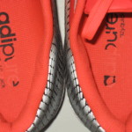 Ryan Spadola NFL Combine Issued & Signed Orange, Gray & Black Adidas Crazyquick Cleats