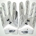 AJ Francis Miami Dolphins 2015 Training Camp Worn & Signed Under Armour Gloves