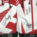 AJ Tarpley Stanford Cardinal Game Worn & Signed Red & White Nike Superbad XL Gloves