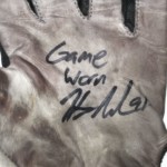 Henry Anderson Stanford Cardinal Game Worn & Signed White, Gray & Black Nike Gloves - Image 2
