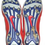 Jay Bromley New York Giants Game Worn & Signed Gray, Red & Blue Nike Cleats