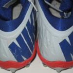 Jay Bromley New York Giants Game Worn & Signed Gray, Red & Blue Nike Cleats - Image 10