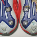 Jay Bromley New York Giants Game Worn & Signed Gray, Red & Blue Nike Cleats