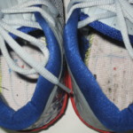 Jay Bromley New York Giants Game Worn & Signed Gray, Red & Blue Nike Cleats - Image 9